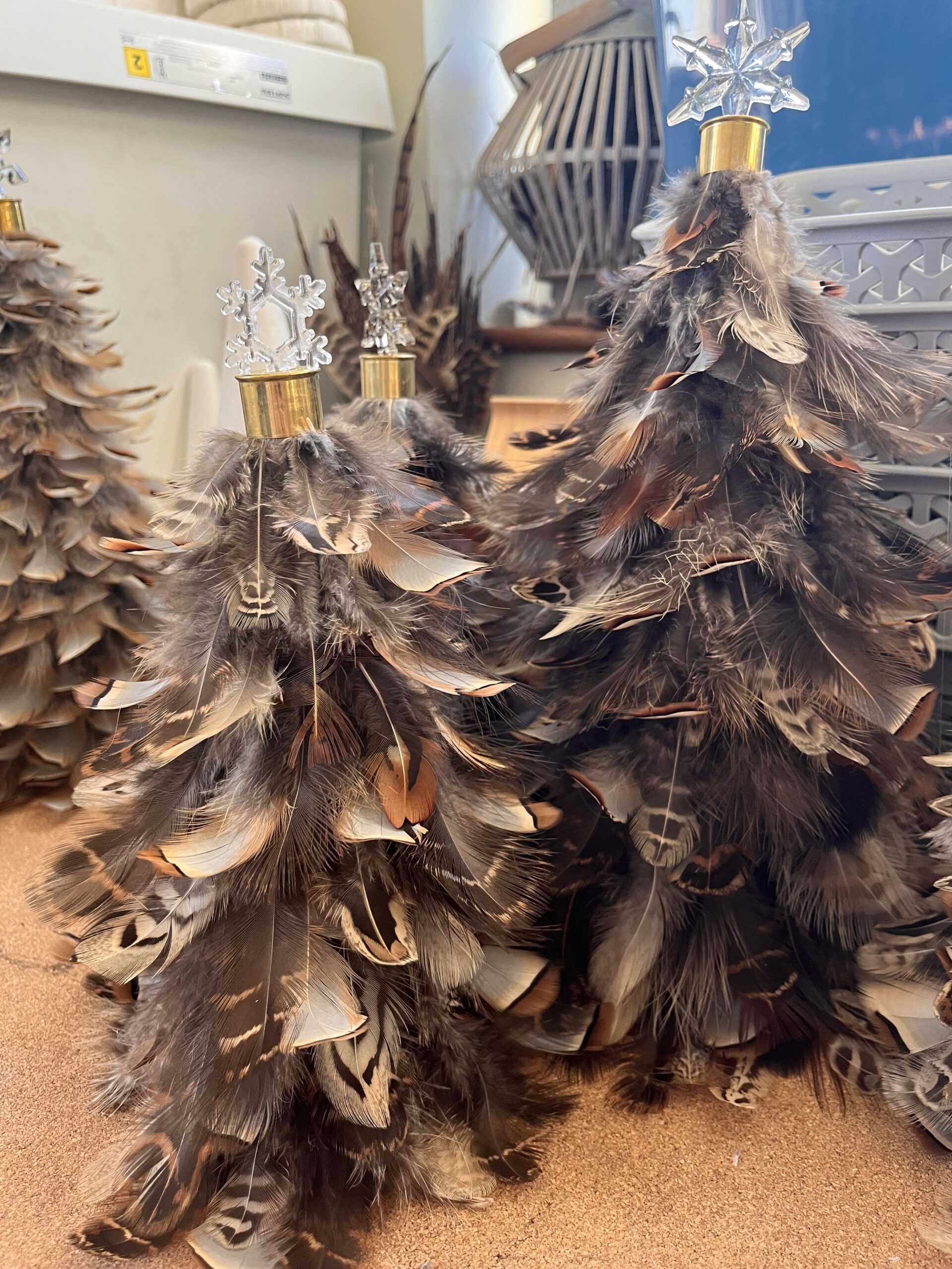 Frizzle Feather Christmas Tree